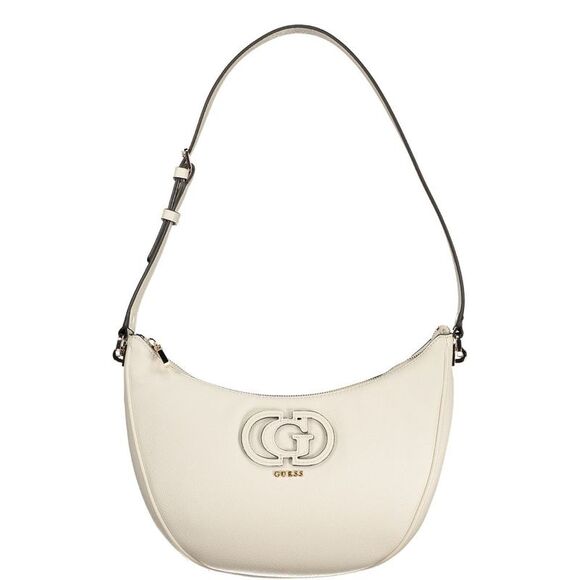 Guess Jeans Izzy Hobo Bag Women White Handbags